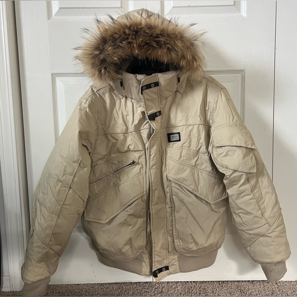Vintage Helly Hansen Yukon Down Bomber Jacket w Removable Hood